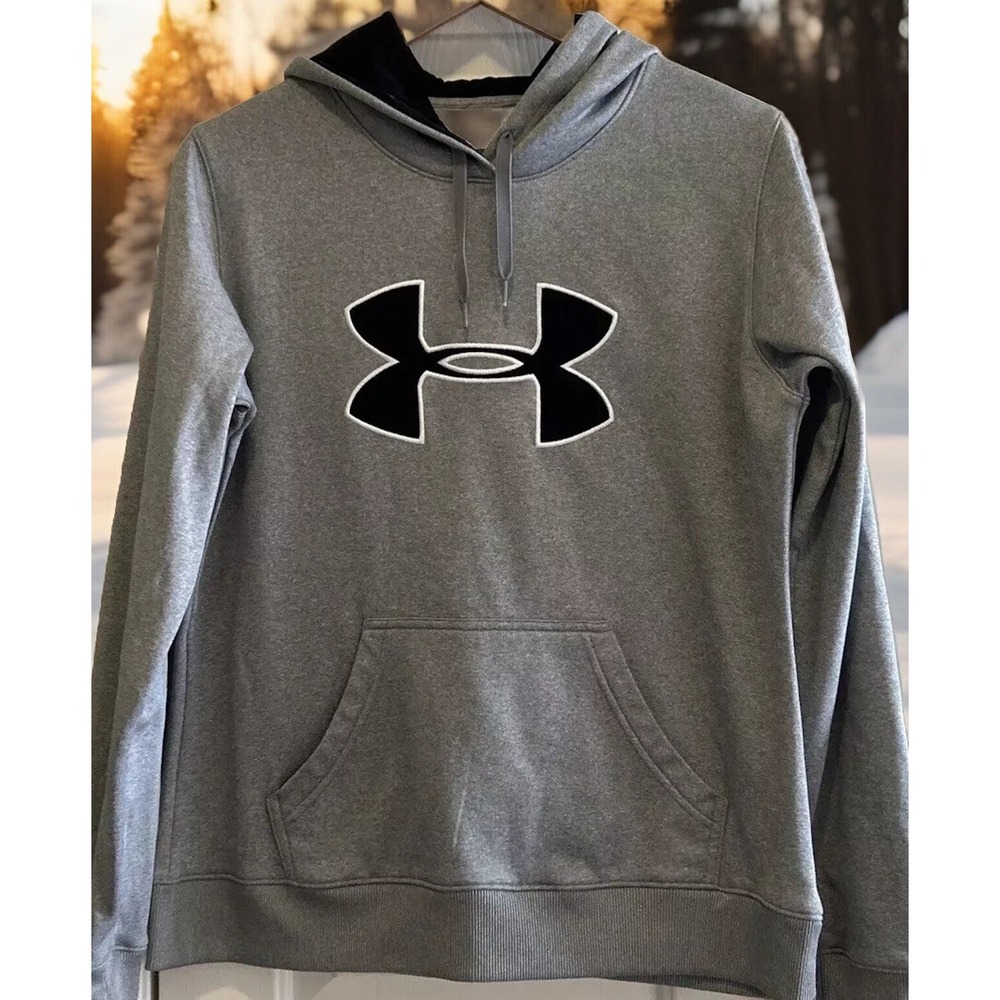 Under Armour Coldgear Loose Fit Pullover Hoodie Womens Size Medium